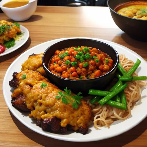 Delicious Food Image Generated by AI