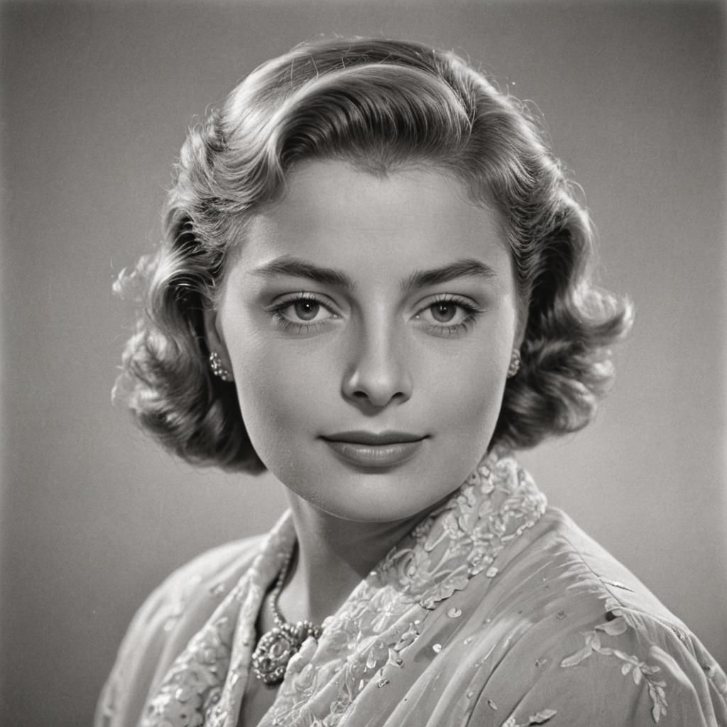 Timeless Portrait of Ingrid Bergman