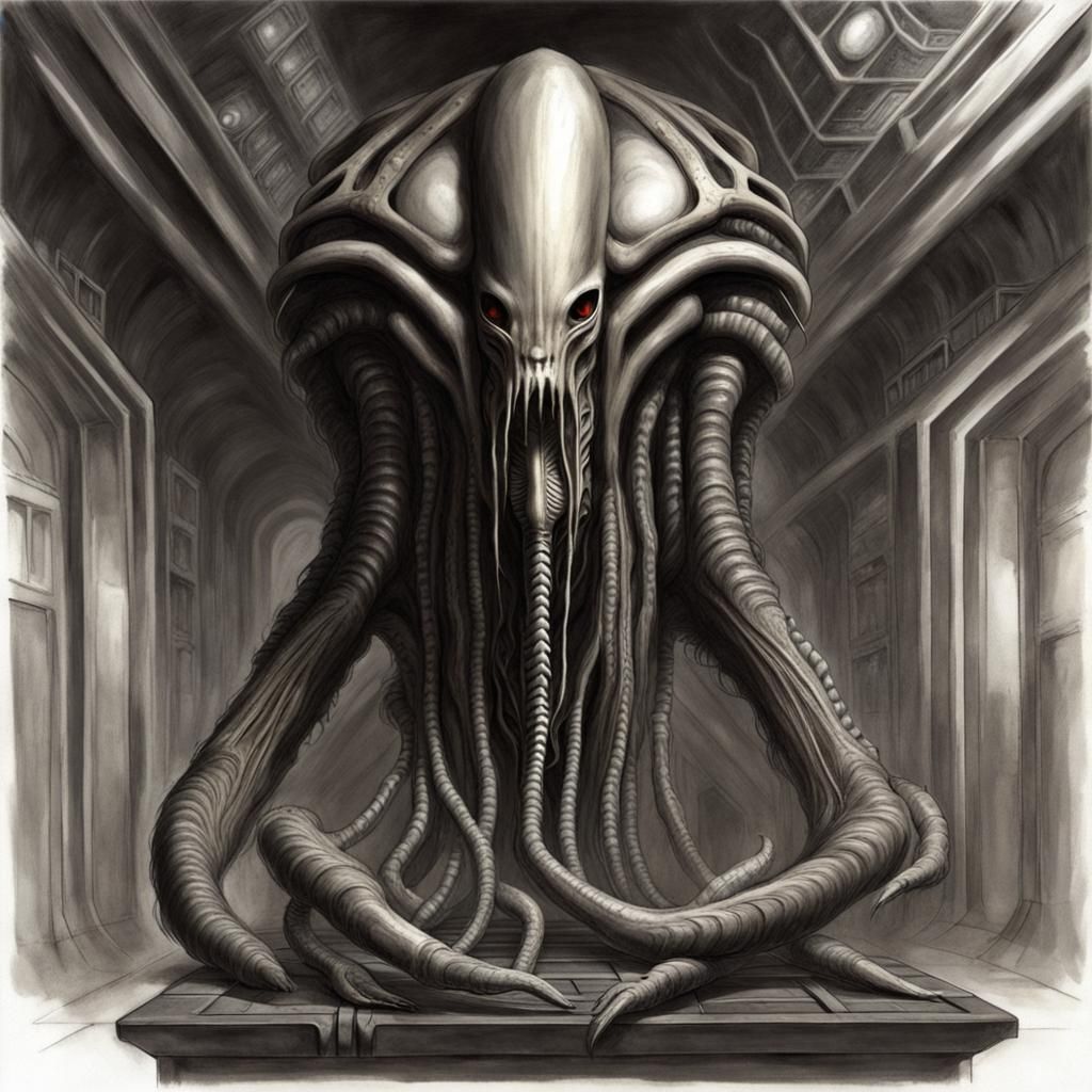 Space Steak: Biomechanical Concept Art