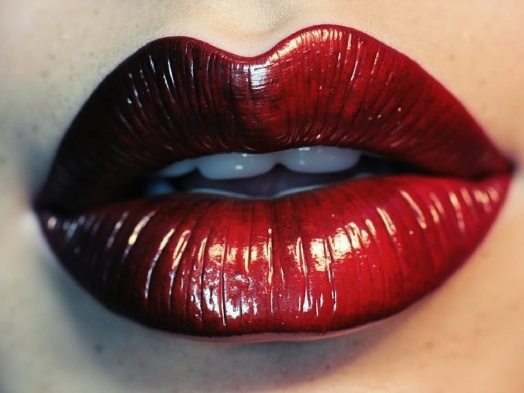 Romantic Moment Captured in a Single Kiss