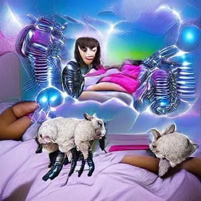 Android Dreams: A Cyberpunk Pop Vision