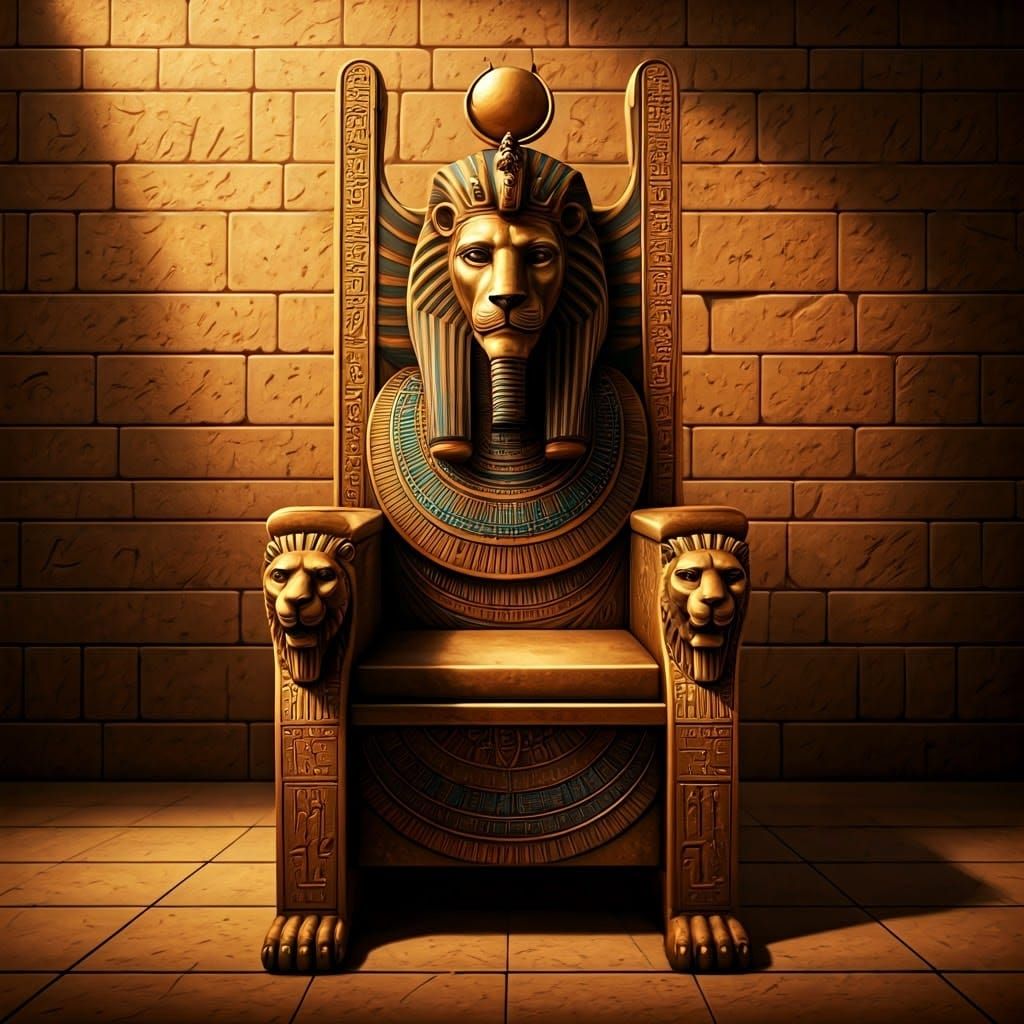 Ancient Egyptian Regalia in Cinematic Opulence