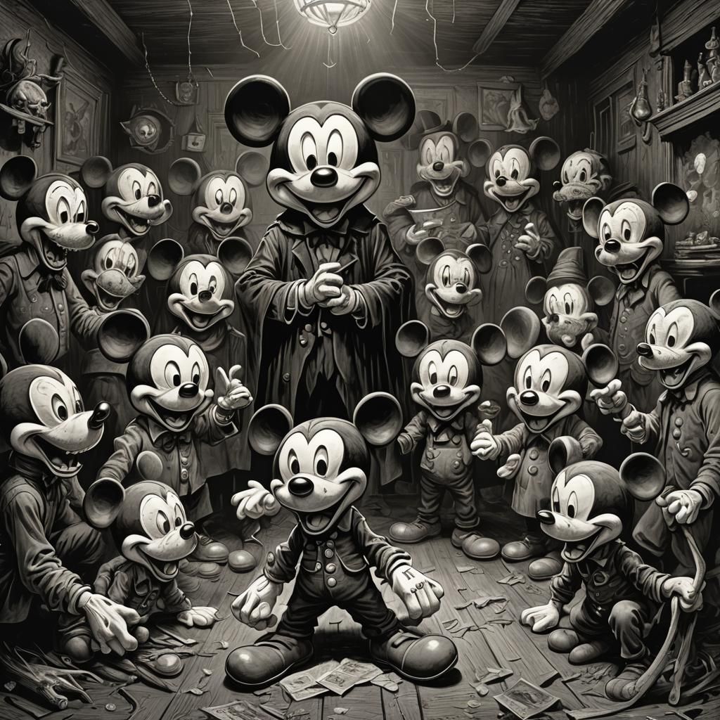 Evil mickey mouse club house