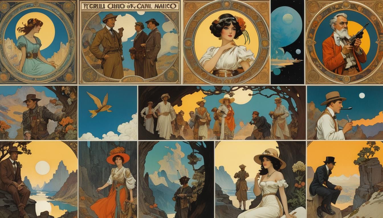 Androids in Valley of Lost Paradigms: Comic Art