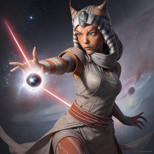 Ahsoka Tano as Naruto with Galaxy Orb