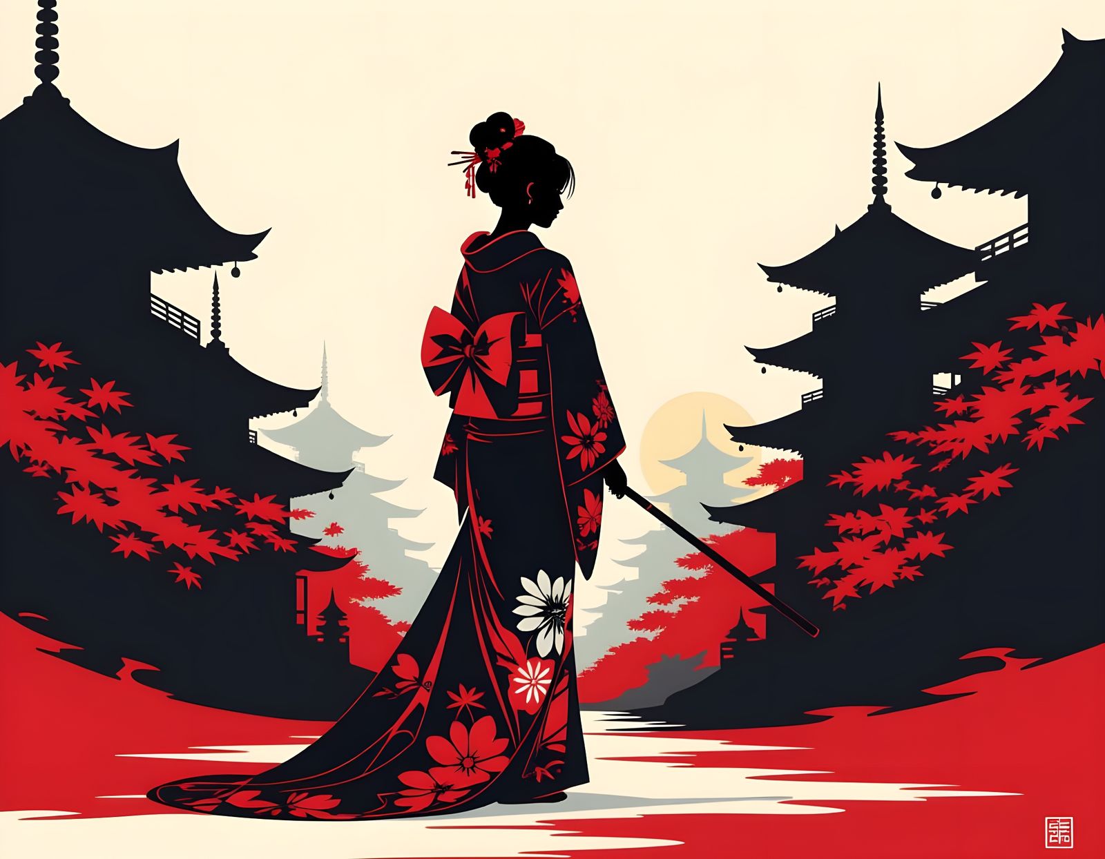 「影絵」Kage E - Shadow Painting