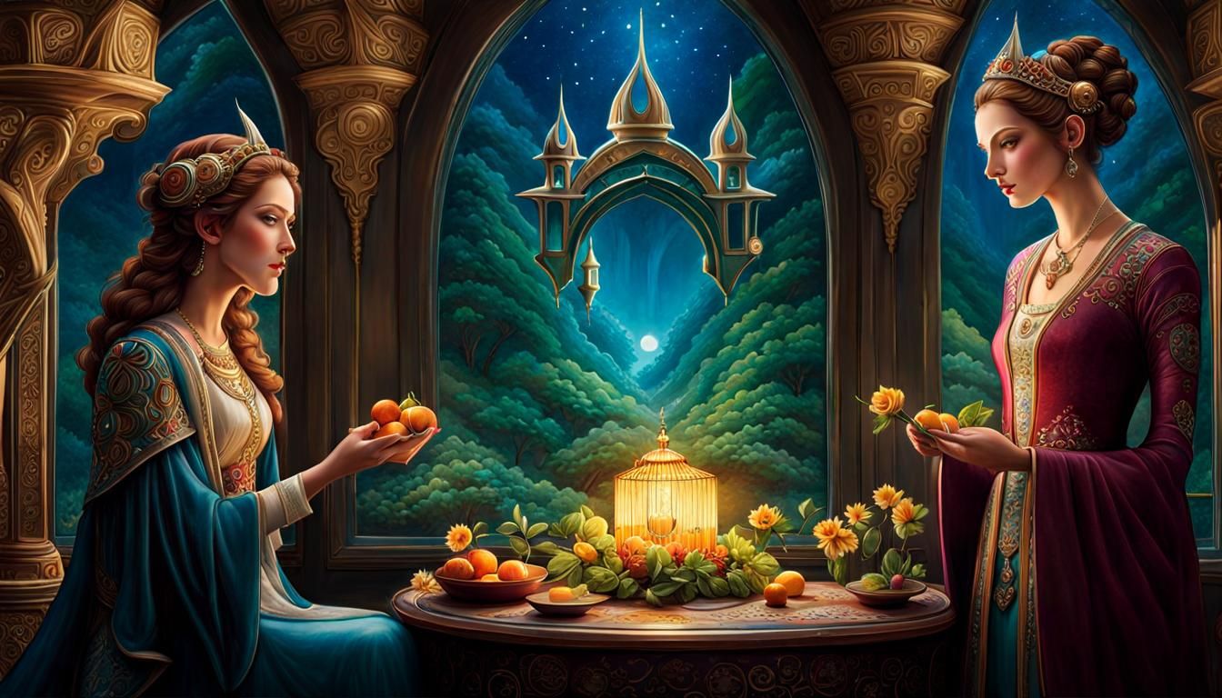 Mother Nature in a Luxurious Fractal Landscape