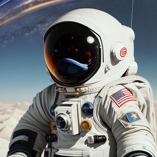 Baby Astronaut in Spacesuit