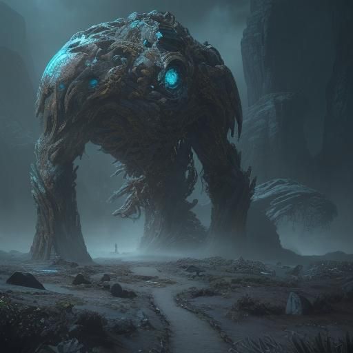 Edge of Planet Earth in Detailed Matte Painting