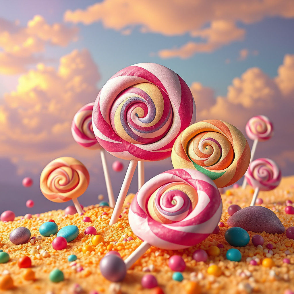 Enchanted Candy Land Dreamscape in 8K