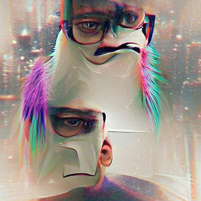 Abstract AI Image Based on Cryptic Prompt