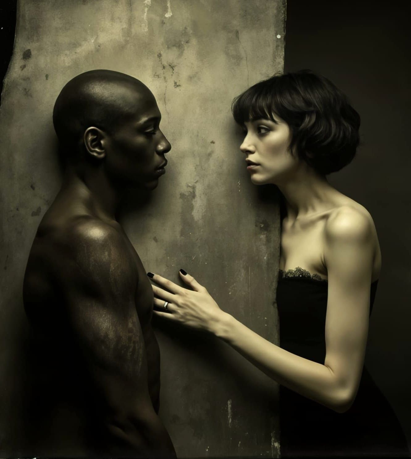 Crack Removed From Wall Using Digital Editing