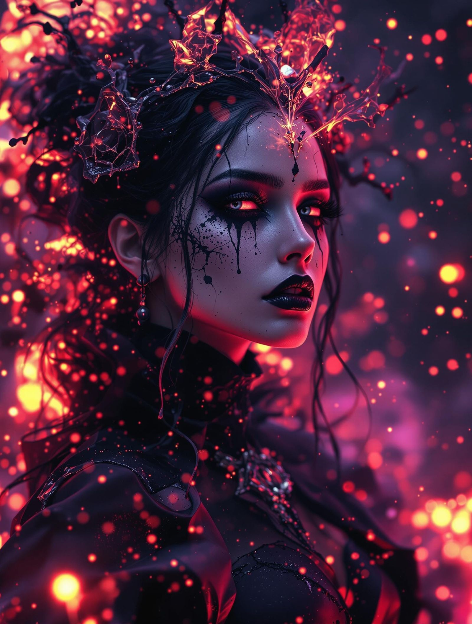 Gothic Goddess in Ancient Aura