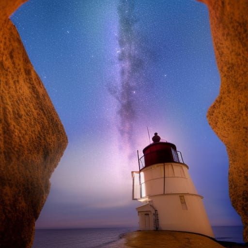 Lighthouse at the Outer Space Portal