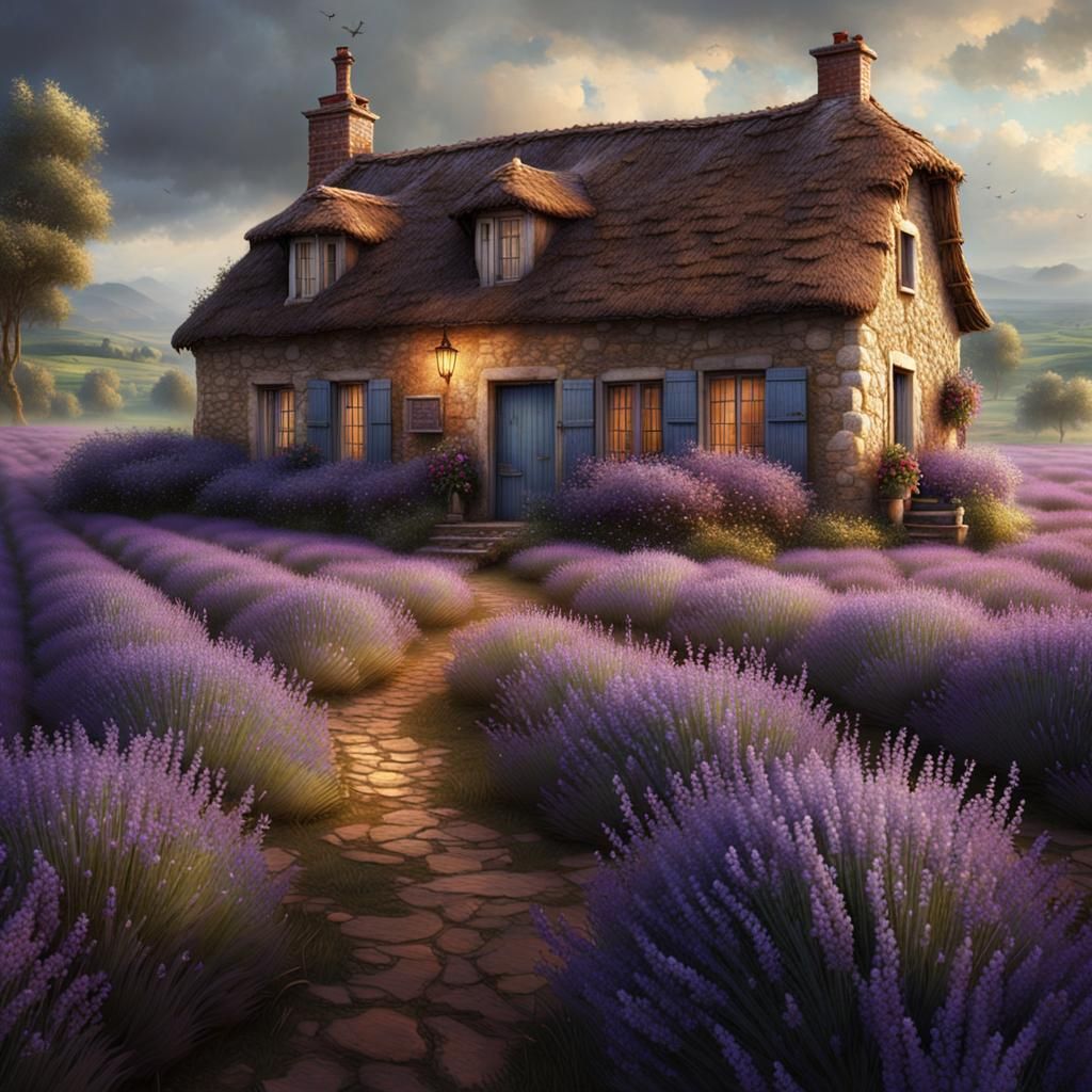 Lavender fields