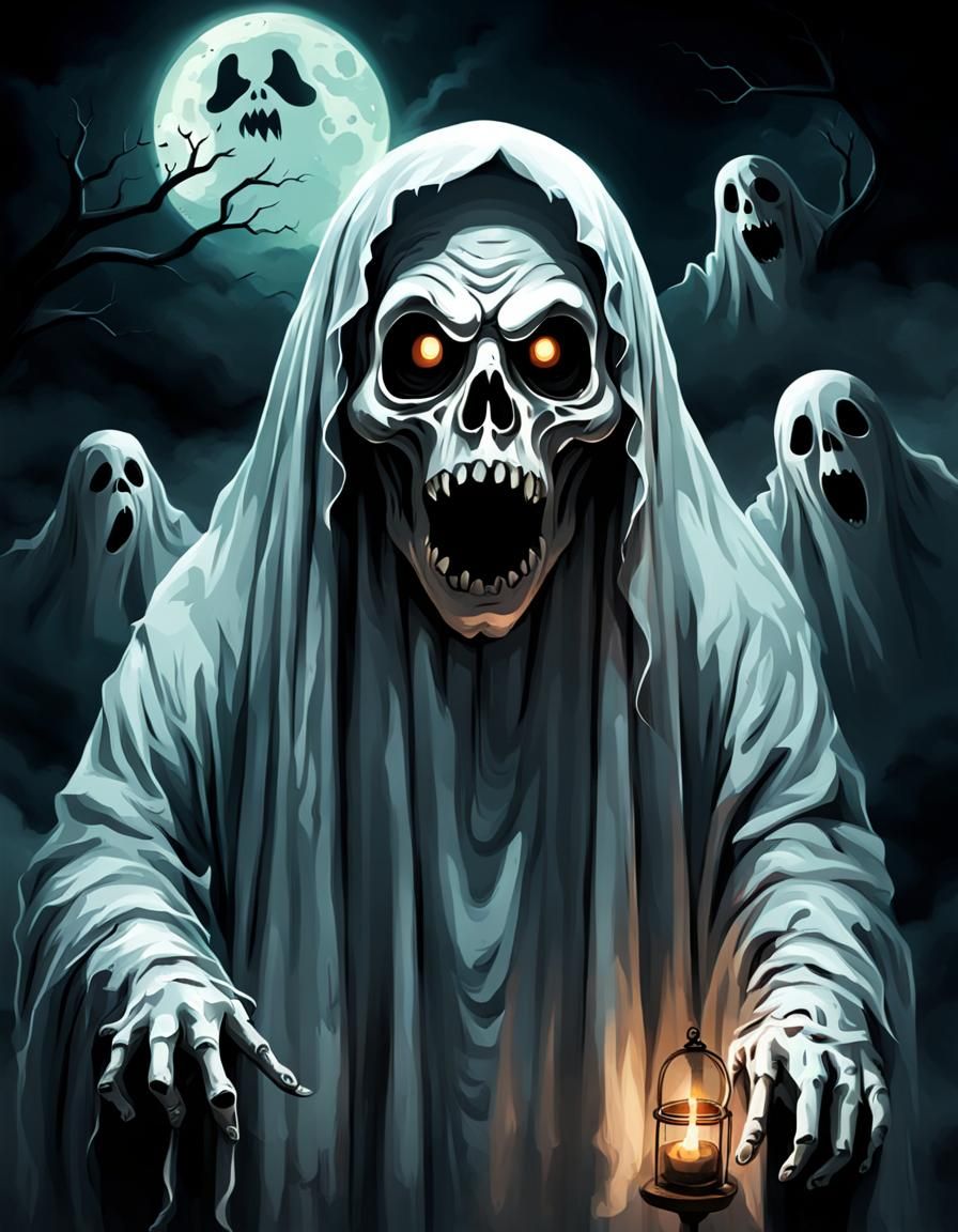 Eerie Ghostly Apparition