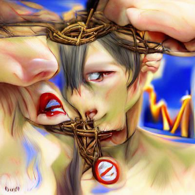 AI Generated Image of a Mortal Sin
