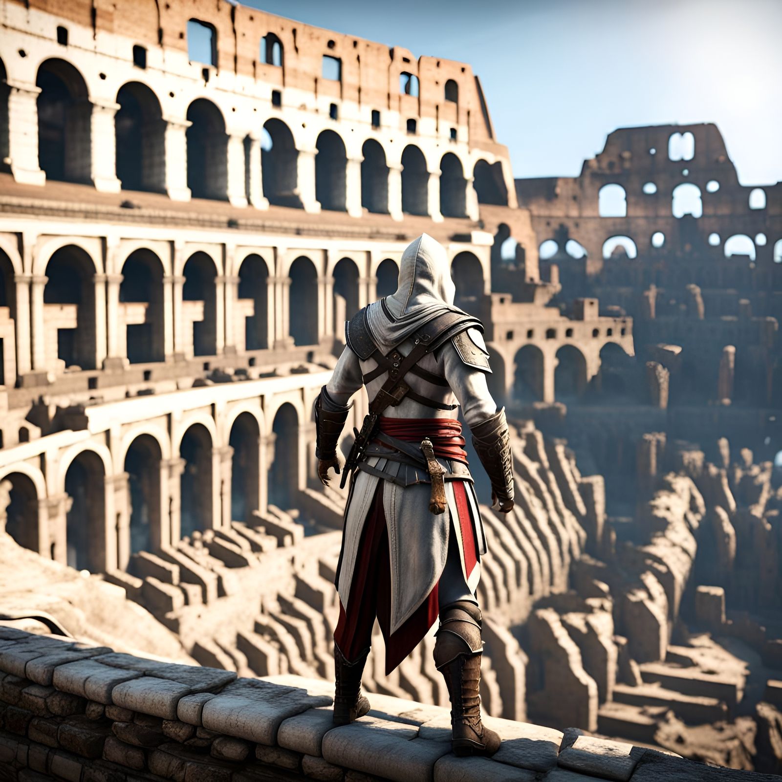 Assassin's Creed Colosseum Scene in 3D