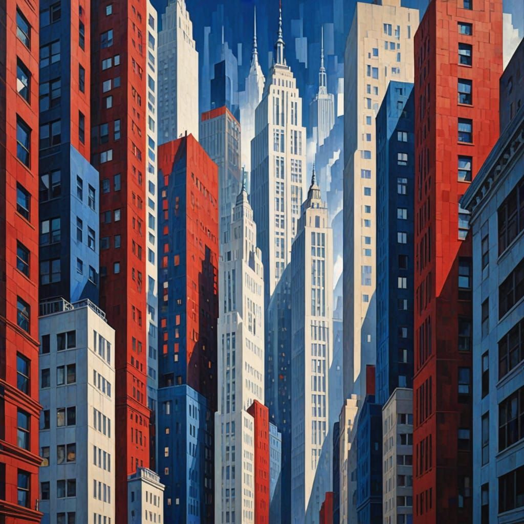 Cityscapes in Red, White, and Blue: Industrial New York in A...