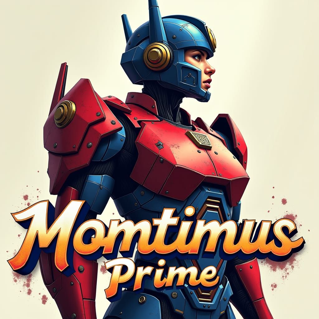 Female Optimus Prime as Momtimus Prime