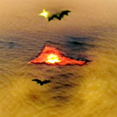 Abstract Fiery Mass of Energy