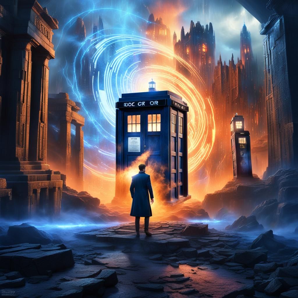Doctor Who in Mystical City Concept Art