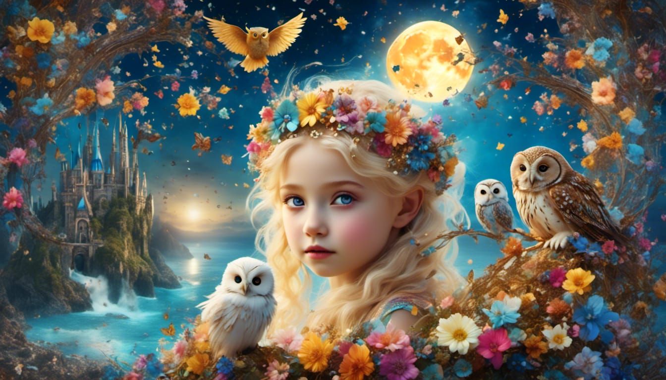 Enchanting Fairy Scene with Magical Elements