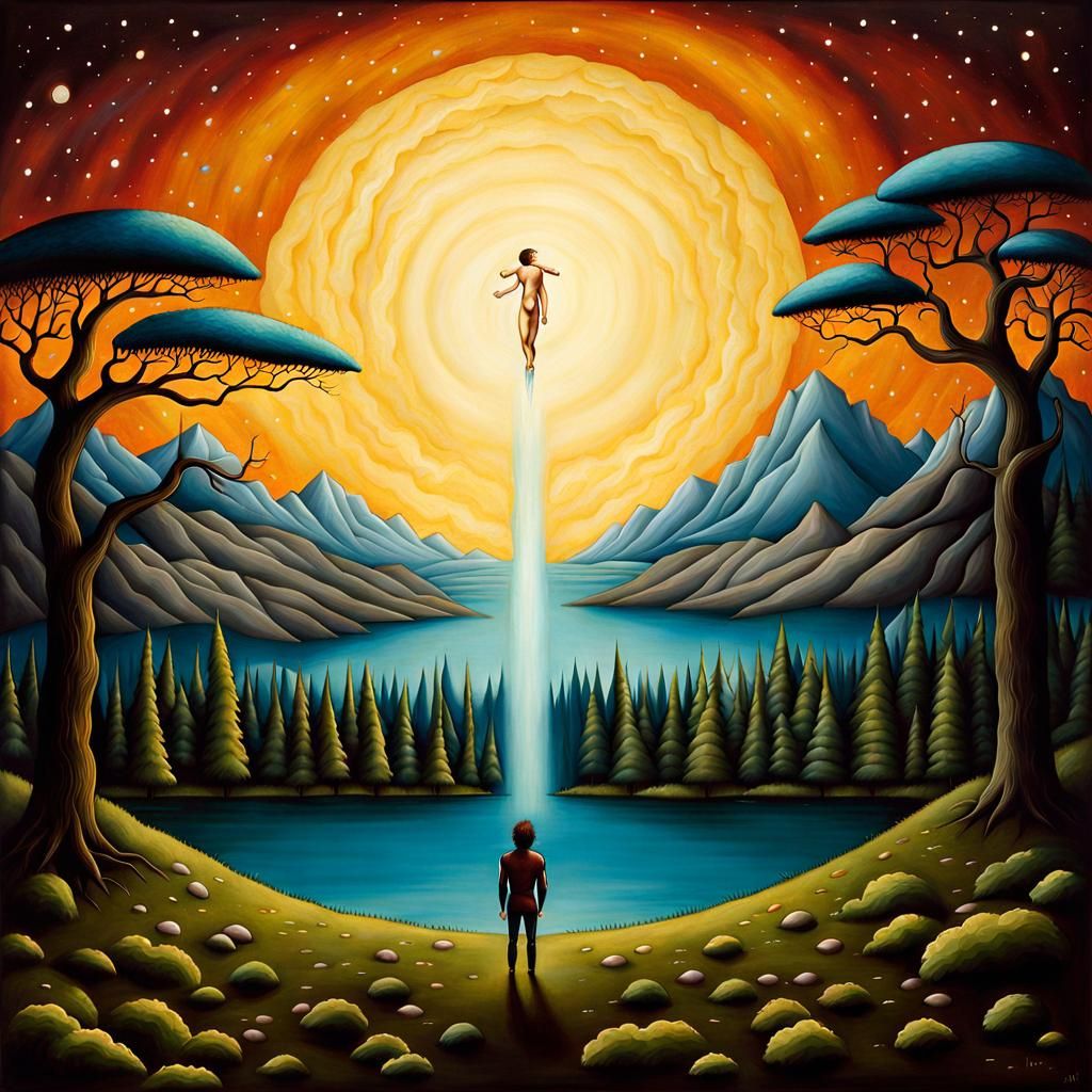 Surreal Creation Scene in Kehoe Style