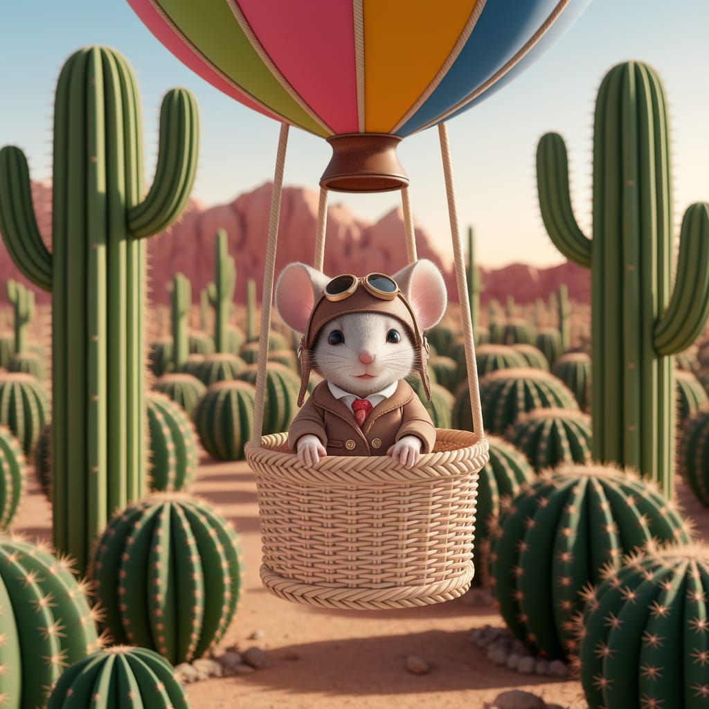 Shy Balloon-Traveller Mouse