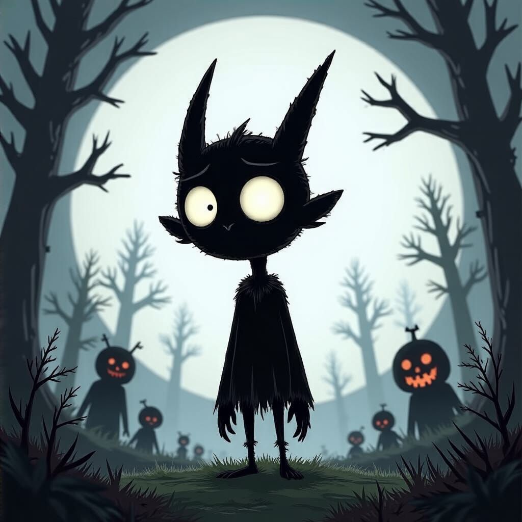 Grimdark Fantasy Landscape by Alex Hirsch Style