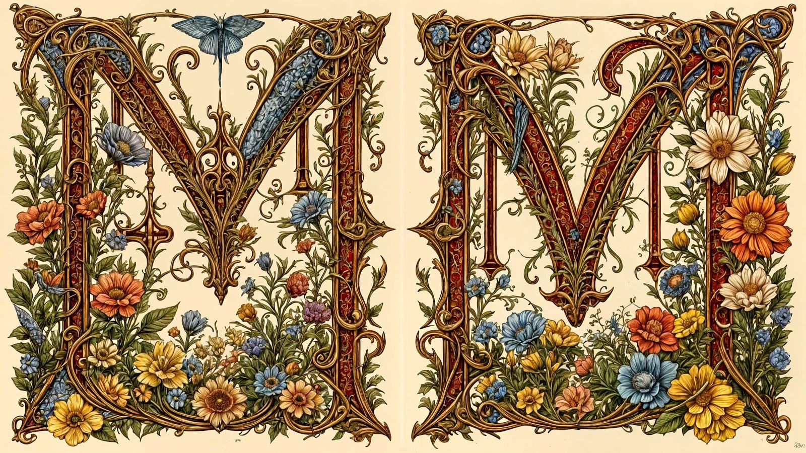 Double Visions Ancient Manuscript