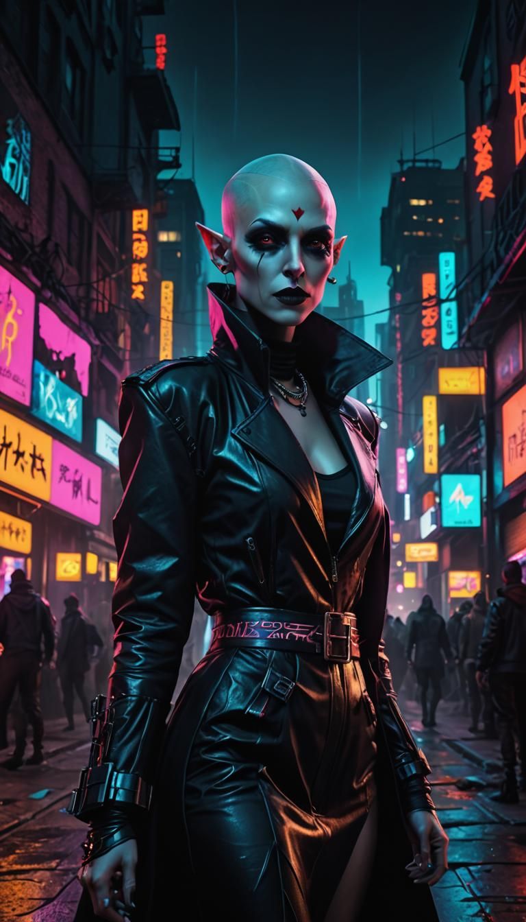 Female Nosferatu starring in A Symphony of Horror 2024