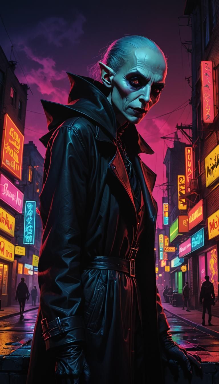 Female Nosferatu starring in A Symphony of Horror 2024