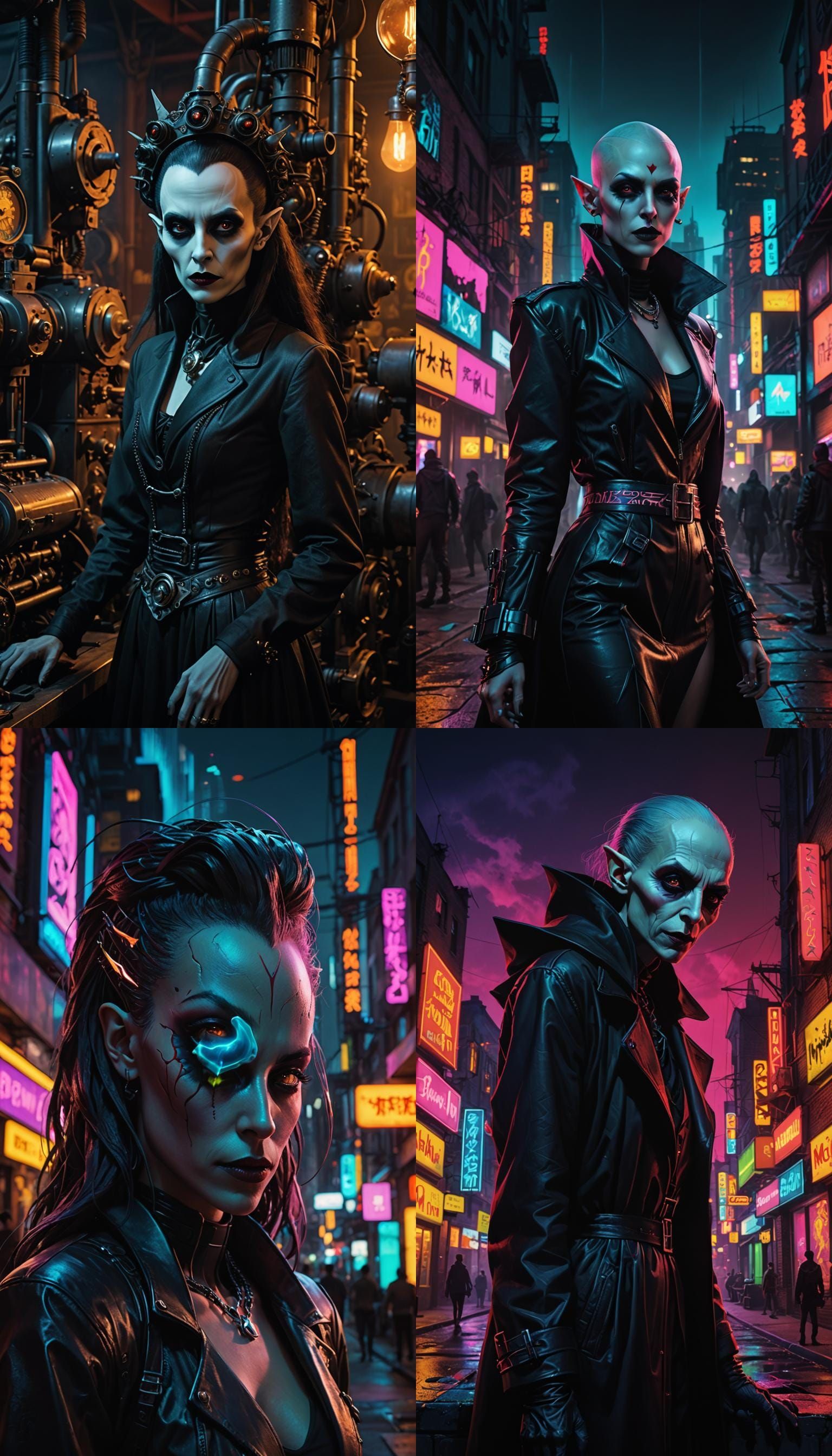 Female Nosferatu starring in A Symphony of Horror 2024