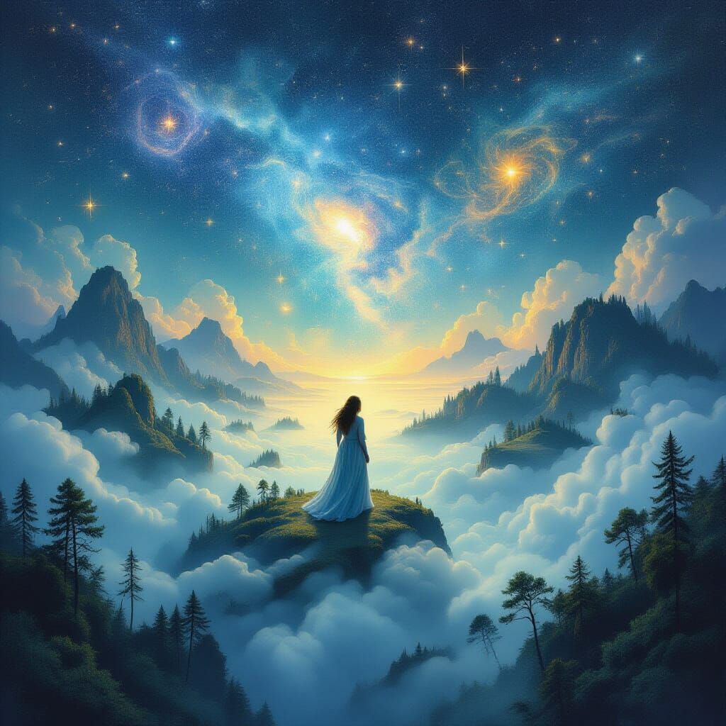 Dream-Drift: Navigators Charting Starfields on Fog Parchment