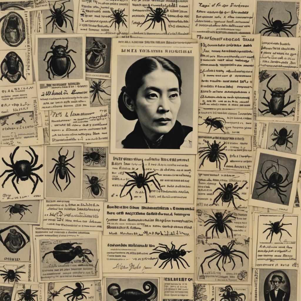 Morbid Gothic Enchantress with Blue-Black Hair