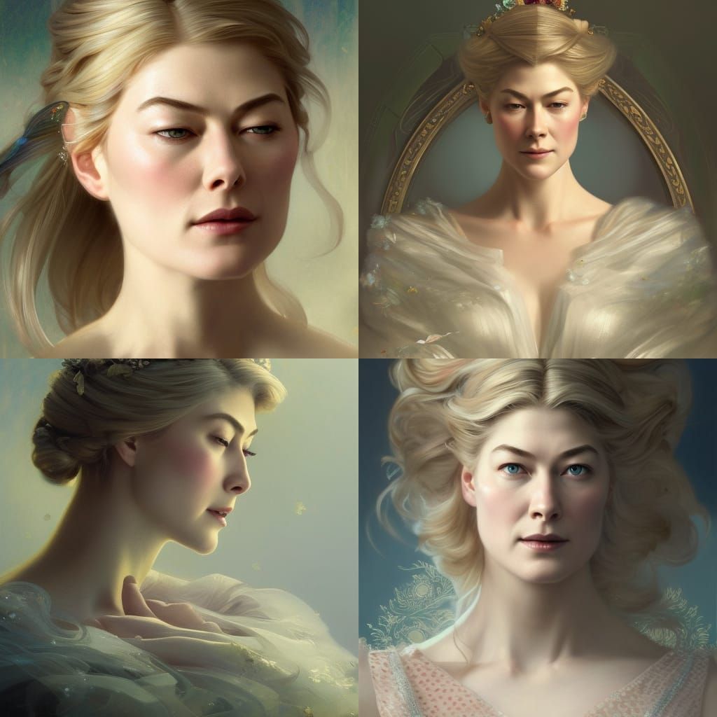 Rosamund Pike as Sleeping Beauty