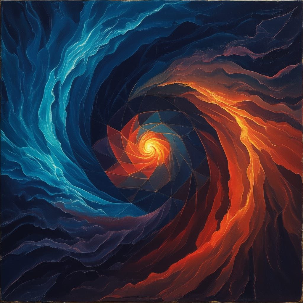 Hauntingly Beautiful Abstract Representation of 'In the Air ...