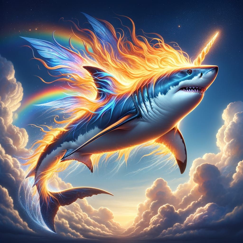 Magical Unicorn Shark