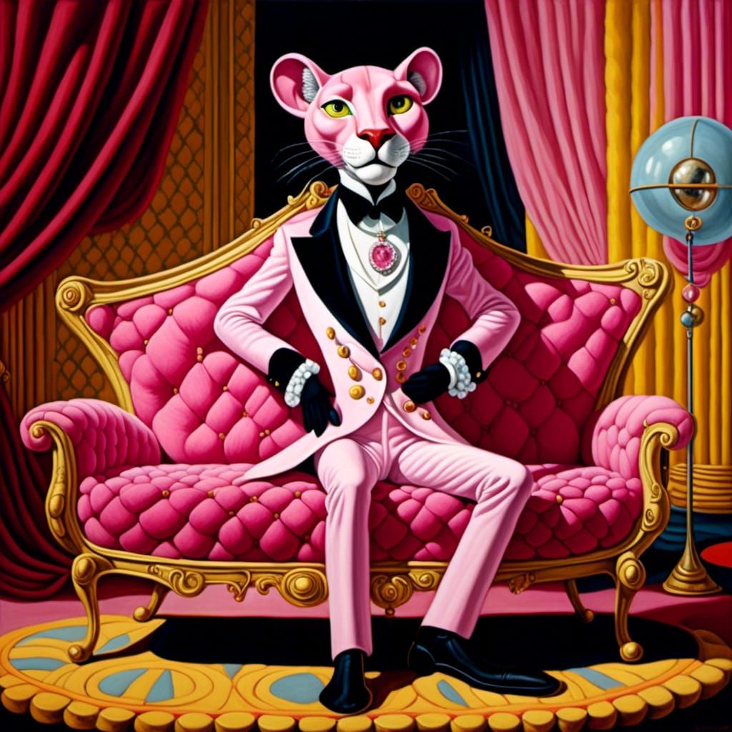 💖💎 Surrealism Pink Panther💎💖