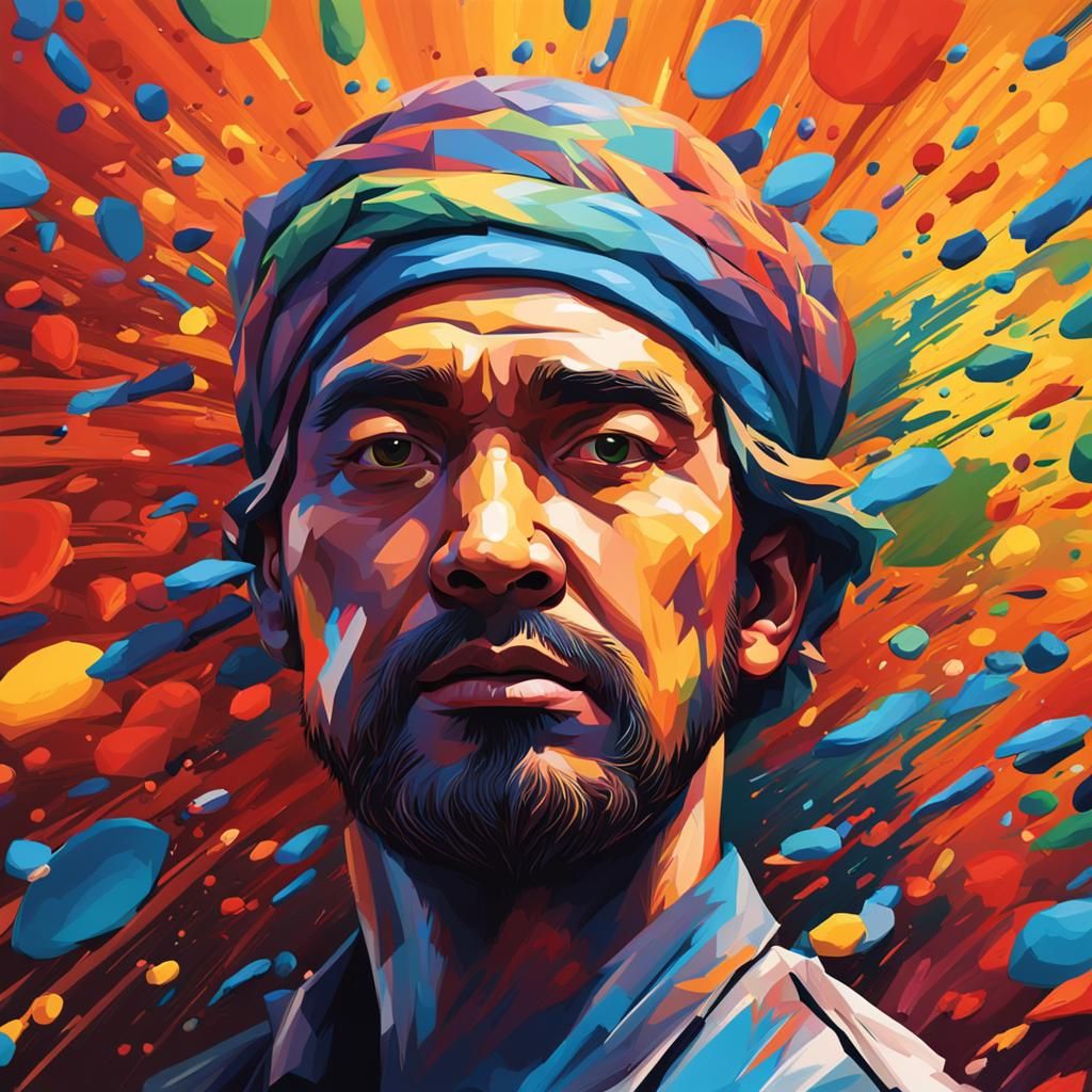 Hyperrealistic Splash Art: Four Color Theory