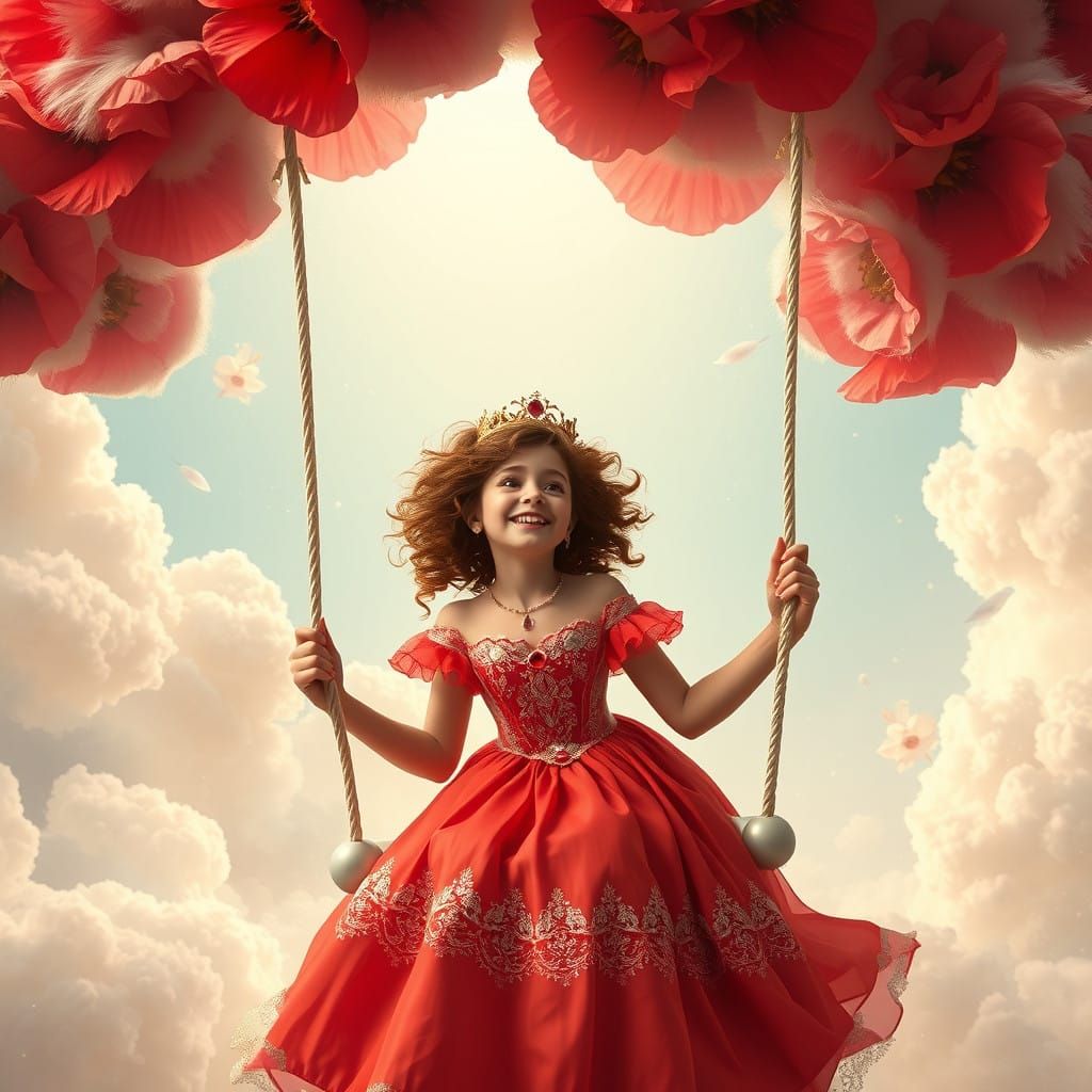 Fantasy Princess of the Poppy Realm