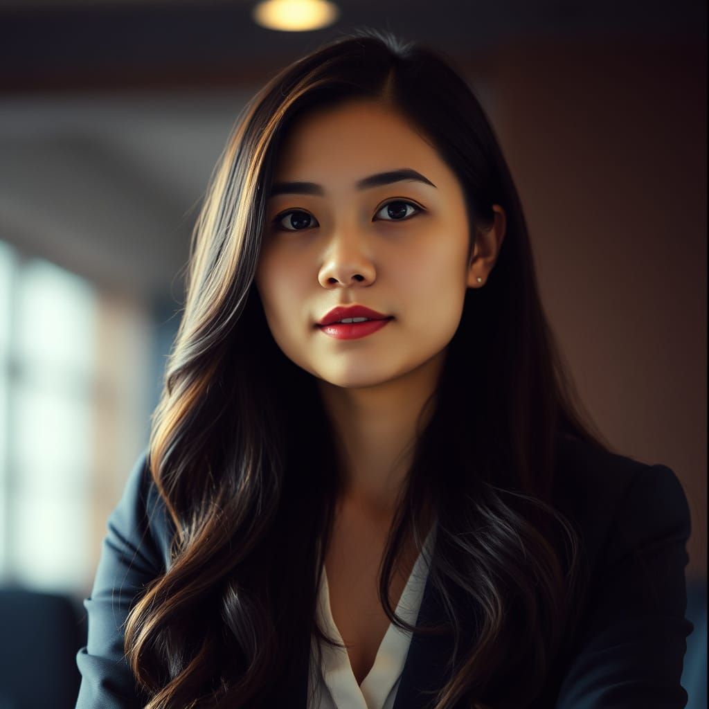 Cinematic Portrait of a Chinese CFO