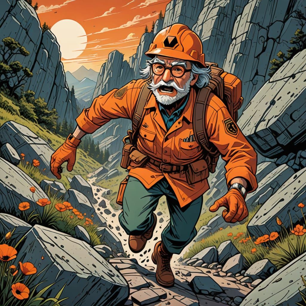 Comedic Geologist Escapes Boulder in Looney Tunes-Inspired C...