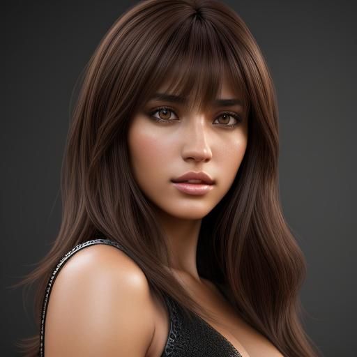 Glamorous Portrait of a Beautiful Spanish Woman