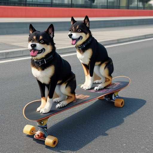 Adorable Dogs Catching Air on Skateboards