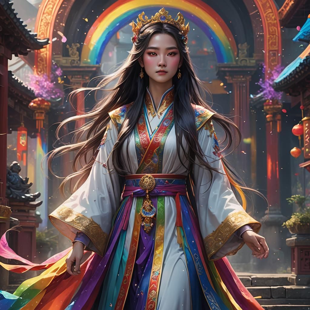 Royals Xianxia in rainbow. the rainbow that lights up the wh...