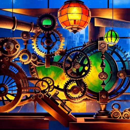 Intricate Mechanical Contraption Inspired by Rube Goldberg