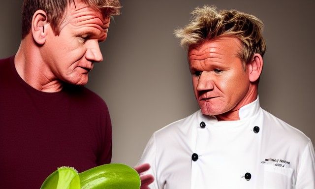 Gordon Ramsay Puts Cucumber to Bed in Pyjamas