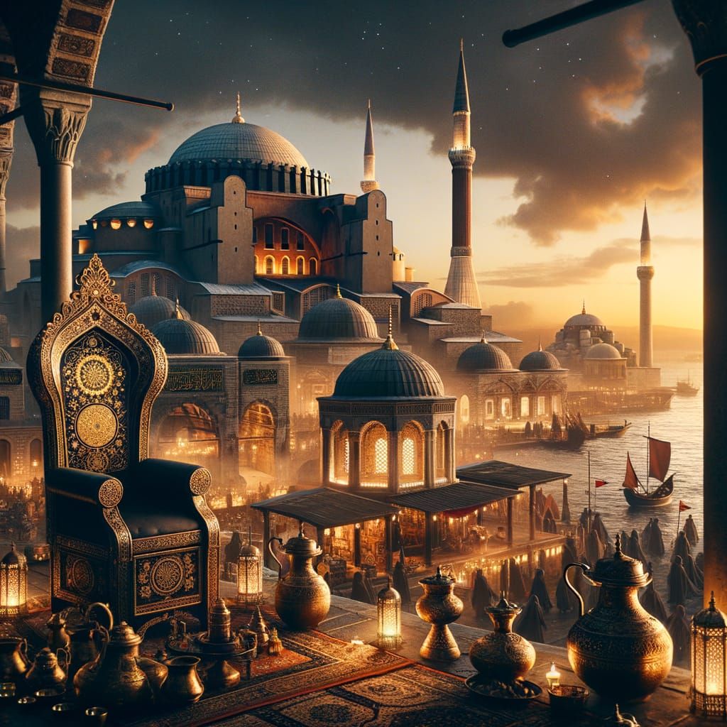 Istanbul's Historical Treasures in Hyperrealistic Detail